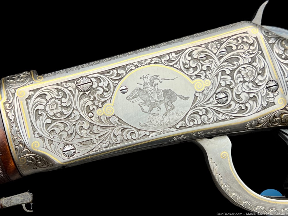 RARE WINCHESTER ONE OF ONE THOUSAND EUROPEAN MODEL 94 GOLD INLAID -img-13