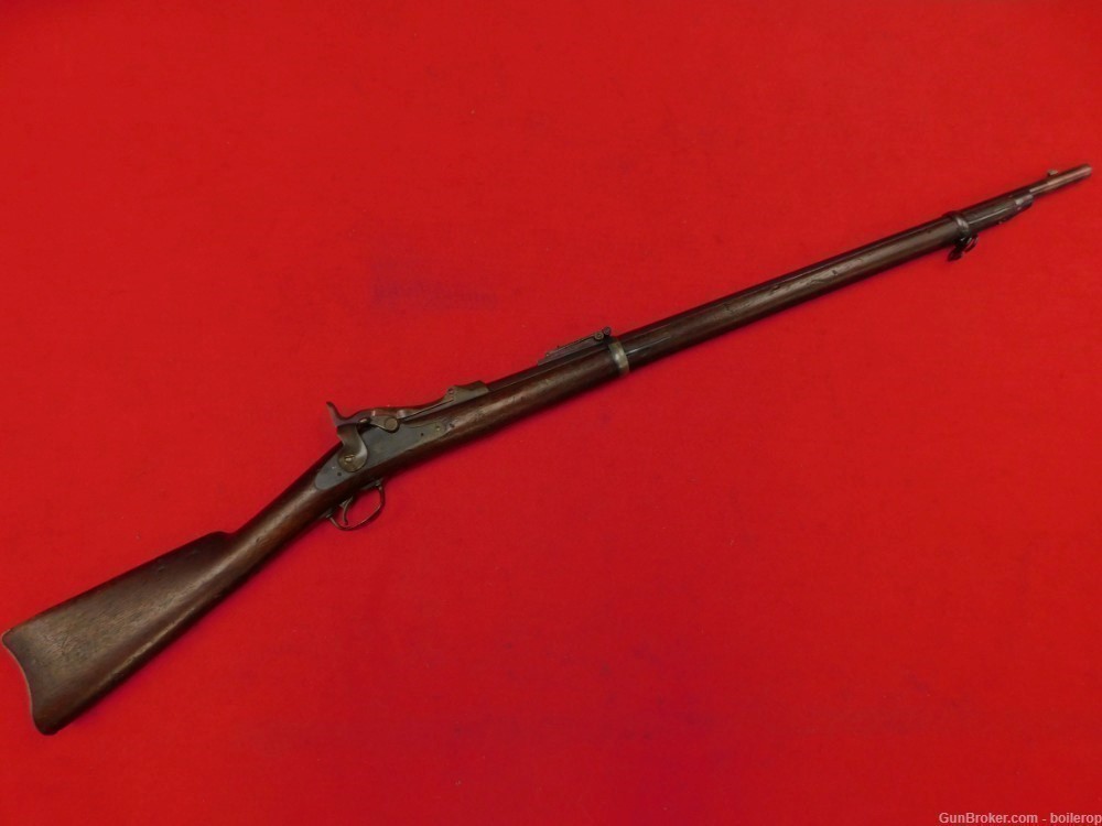 Very nice Springfield 1873 Cadet Trapdoor rifle 45-70 caliber musket rare-img-0