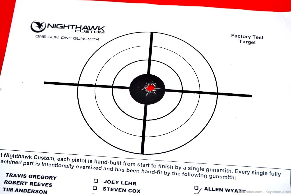 Awesome & Hard To Find Nighthawk Custom Firehawk 9MM Comp w/ Case 99%-img-22