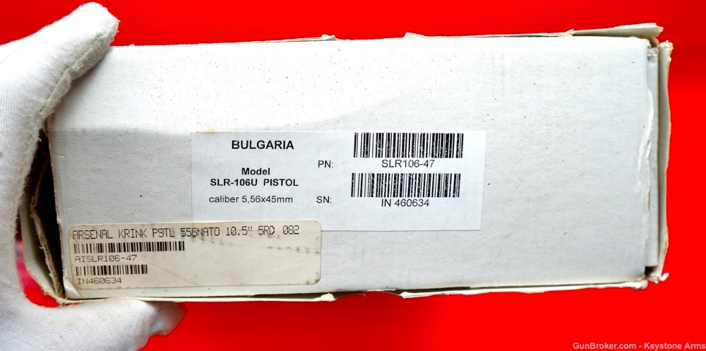 Desired Bulgarian Arsenal Krink SLR-106U Pistol 5.56 NIB-img-2