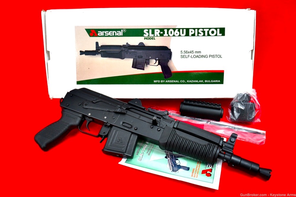 Desired Bulgarian Arsenal Krink SLR-106U Pistol 5.56 NIB-img-0