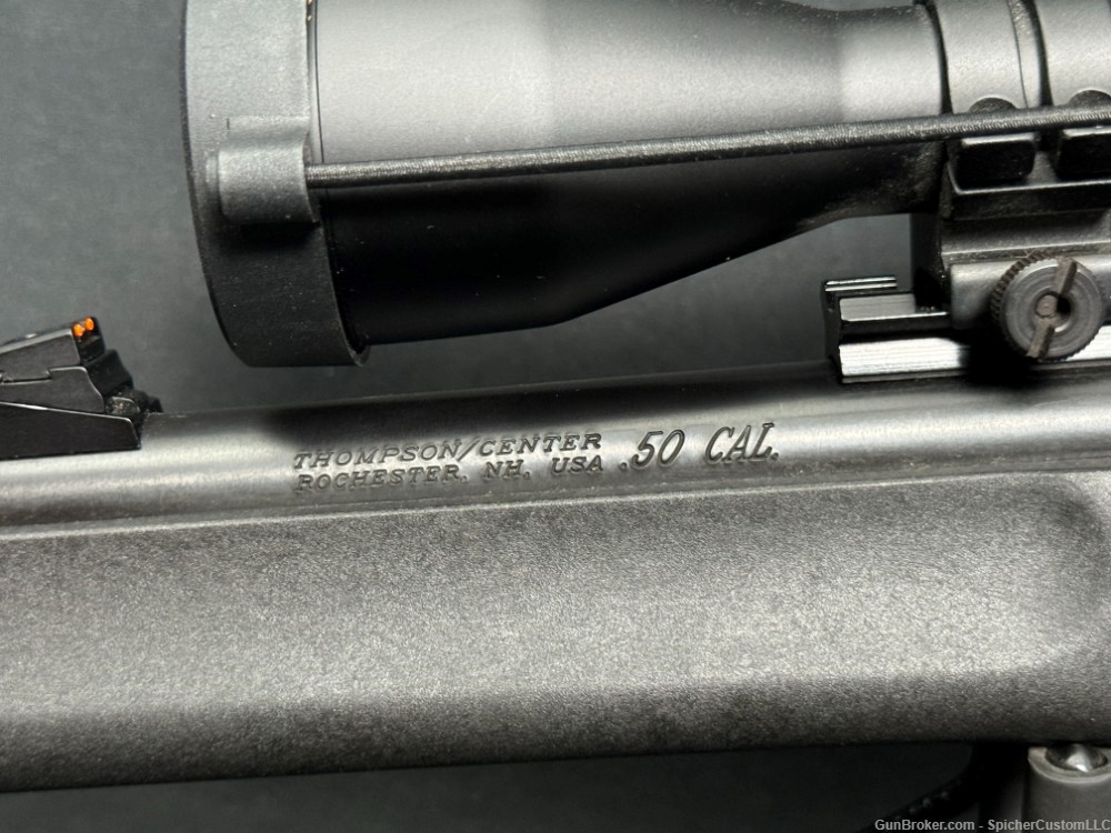 Thompson Center Triumph 50 Cal Muzzleloader - Nikon 3-9x40 - Fiber Optic-img-6