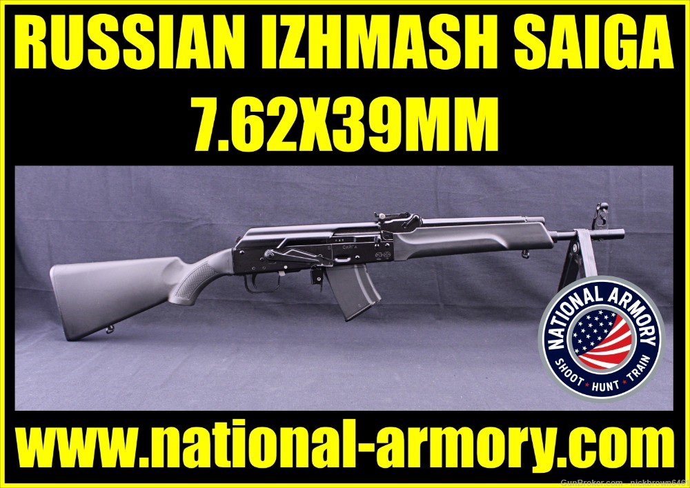 IZHMASH SAIGA 7.62X39MM 16” BBL 10+1 CAPACITY RUSSIAN MADE-img-0