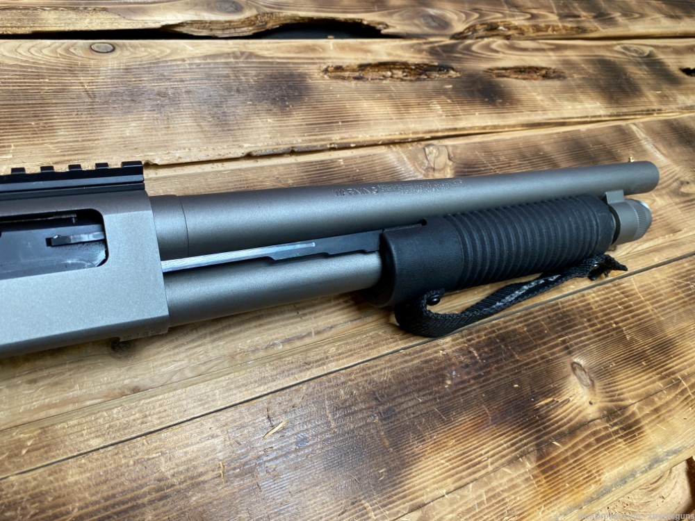 12 GA. Pistol-Grip Mossberg With 14" Barrel and Shell Holder-img-4