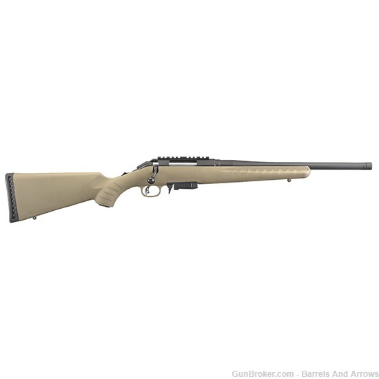 Ruger 16976 American Ranch Bolt Action Rifle, 7.62x39, 16.12" Bbl, Flat Dar-img-0