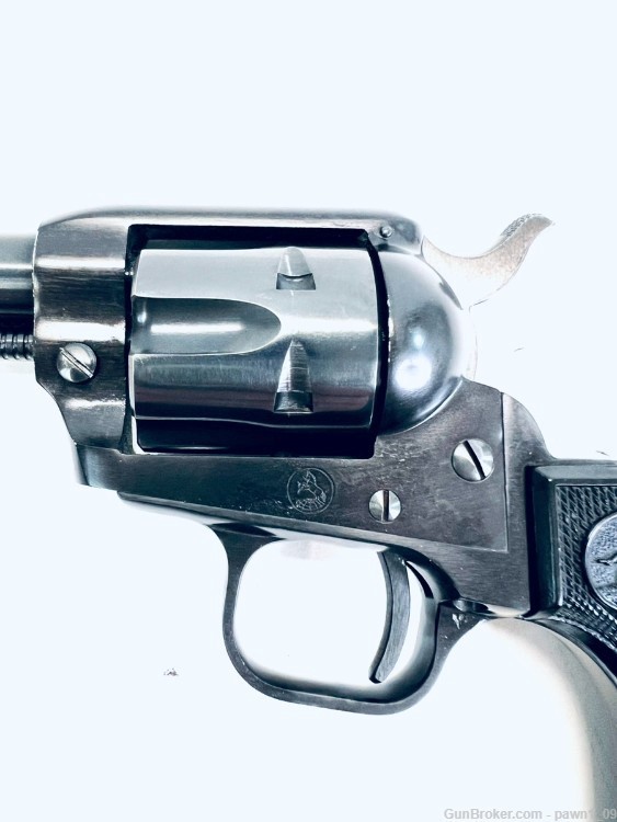 Colt Frontier Scout 1960 .22lr 6 shot Revolver Blued / Black Grips -img-6