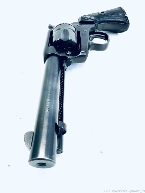 Colt Frontier Scout 1960 .22lr 6 shot Revolver Blued / Black Grips -img-9
