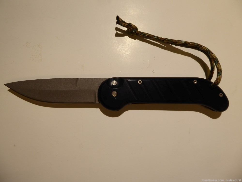 NAVY SEAL PROTOTYPE "BLACK KNIFE" Mfg. late1980s - early 1990s VERY RARE!-img-0