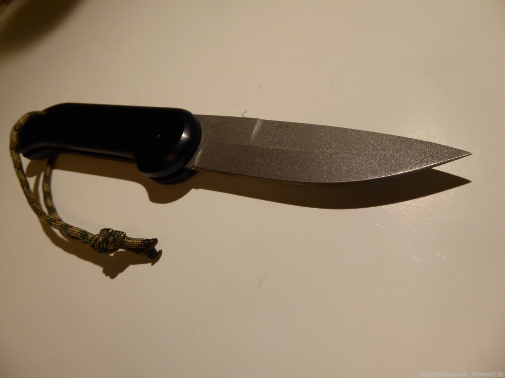 NAVY SEAL PROTOTYPE "BLACK KNIFE" Mfg. late1980s - early 1990s VERY RARE!-img-4