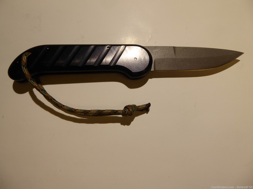 NAVY SEAL PROTOTYPE "BLACK KNIFE" Mfg. late1980s - early 1990s VERY RARE!-img-3