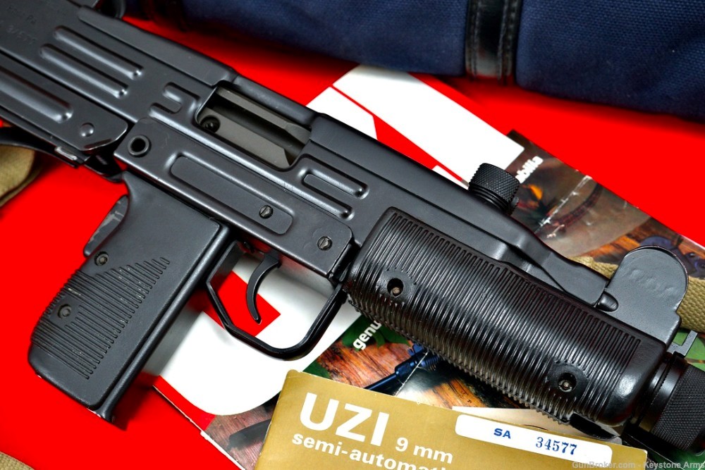 Scarce & Desired Pre-Ban UZI Model A 9mm w/ Original Pouch Like New-img-8