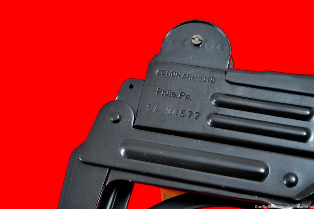 Scarce & Desired Pre-Ban UZI Model A 9mm w/ Original Pouch Like New-img-14