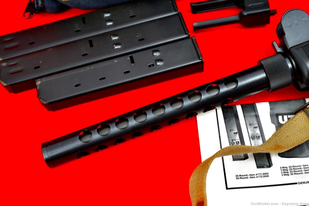 Scarce & Desired Pre-Ban UZI Model A 9mm w/ Original Pouch Like New-img-3