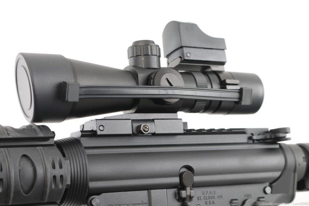 DPMS Pather A-15 in 5.56 with scope and red dot -img-6