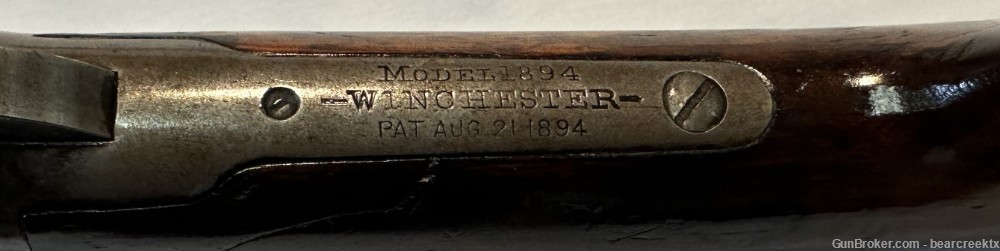 Original Winchester 1894 Custom Rifle (1898), 30 WCF, 26” Oct, Blue/Walnut-img-9