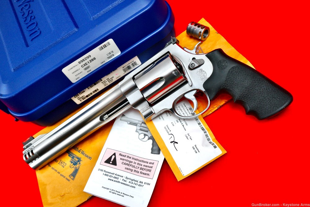 Smith & Wesson Model 500 8 3/8" .500 Magnum w/ Original Case NEW-img-0