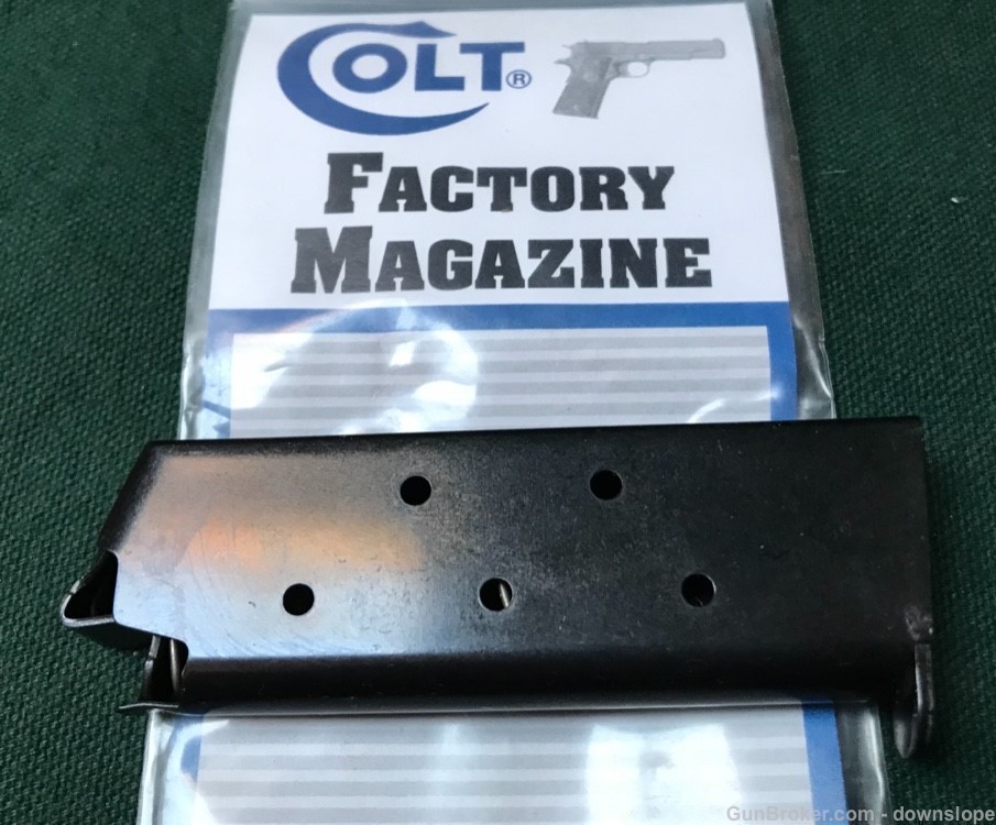 MUSTANG .380 6 rd Blued COLT FACTORY Magazine -img-0