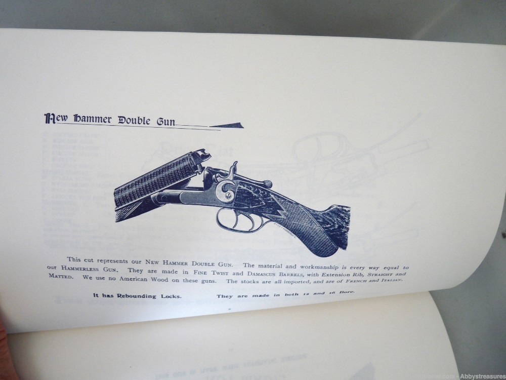 5 gun ammo catalog reprints Forehand Whitney L C Smith Chanberlin 1884 -img-4