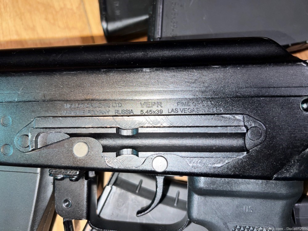 Banned Molot Vepr 74 Russian RPK74 carbine side folder AK74 vepr 5.45 AK74 -img-4