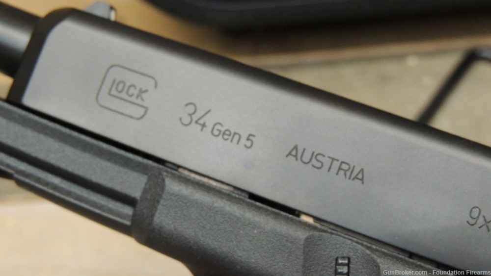 Glock 34 Gen 5 MOS 9mm 5.31" Optic Ready Semi-Auto Dawson Ice Magwell-img-7