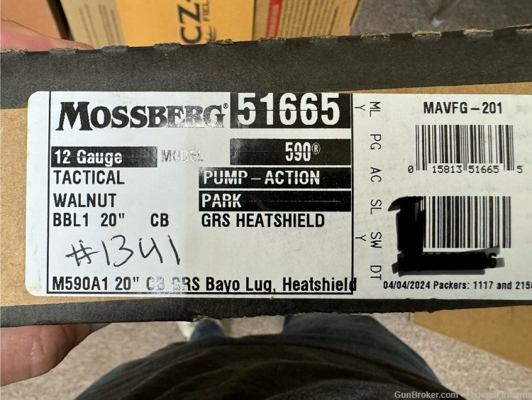 Mossberg 590A1 Retrograde 12ga 20" 8+1 Walnut 51665 Retro-img-8