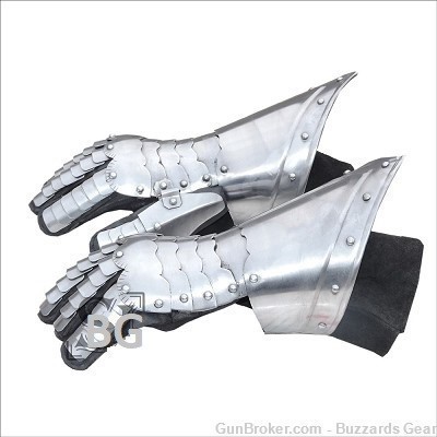 Medieval Gothic Style Functional Armor Gauntlets-img-6