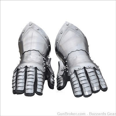 Medieval Gothic Style Functional Armor Gauntlets-img-5