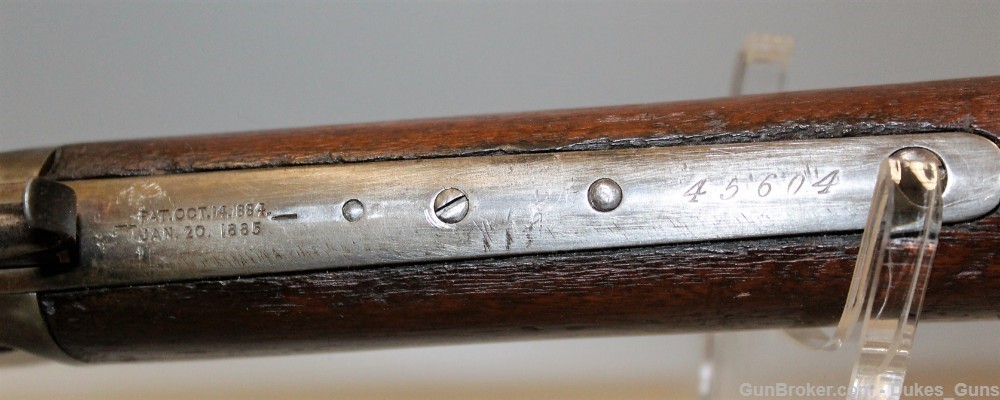 Winchester 1886 Rifle, .40-65 WCF Caliber, mfg. 1890, antique-img-4