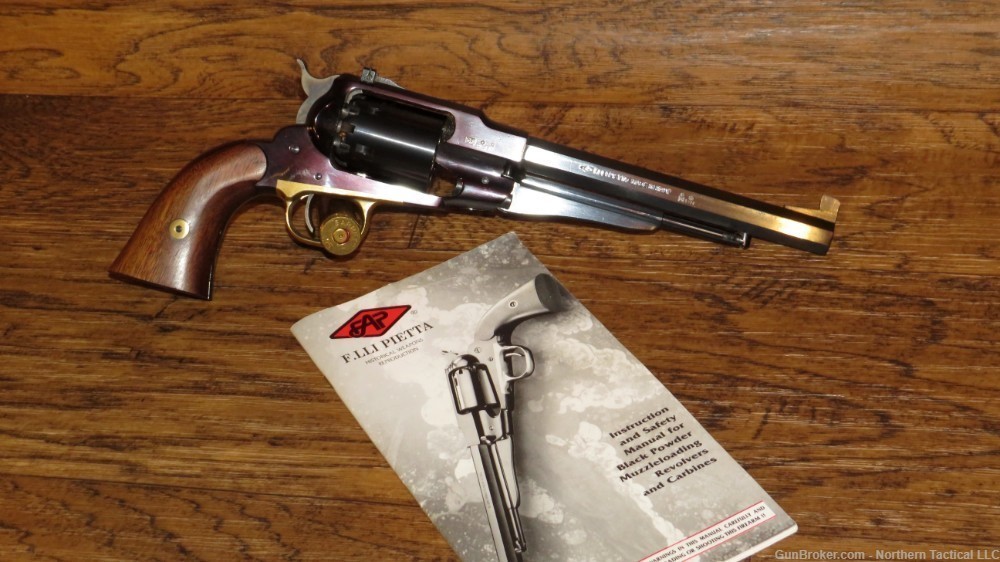 F. LLI Pietta Model 1858 Remington Revolver .44 cal-img-0