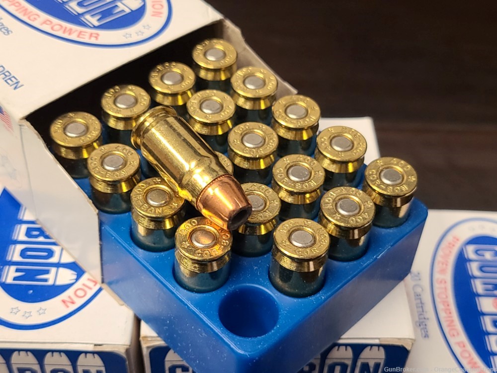 120 Rounds of Corbon .400 Corbon 150gr. JHP Pistol Ammo-img-1