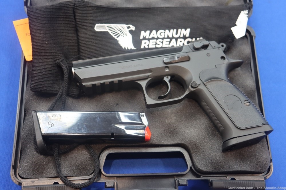 Magnum Research Baby Desert Eagle III Pistol STEEL FRAME 9MM 15RD New SA DA-img-0