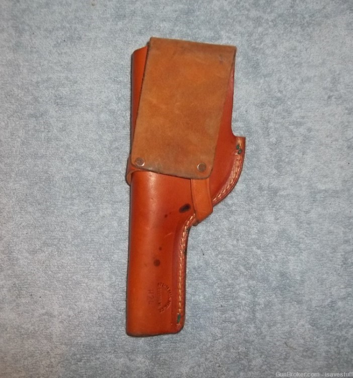 Vintage Brauer Bros. Right Hand OWB Holster German Luger Colt Woodsman-img-6
