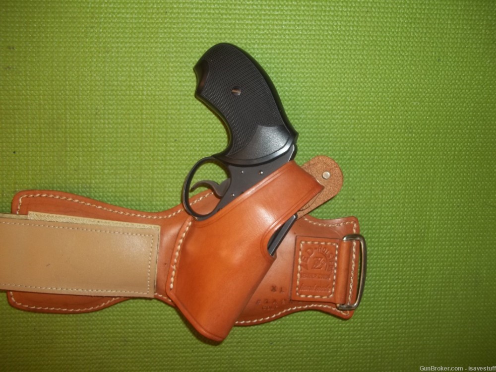 Colt Detective Special Cobra Agent RARE NOS ZED R/H Leather Ankle Holster-img-2