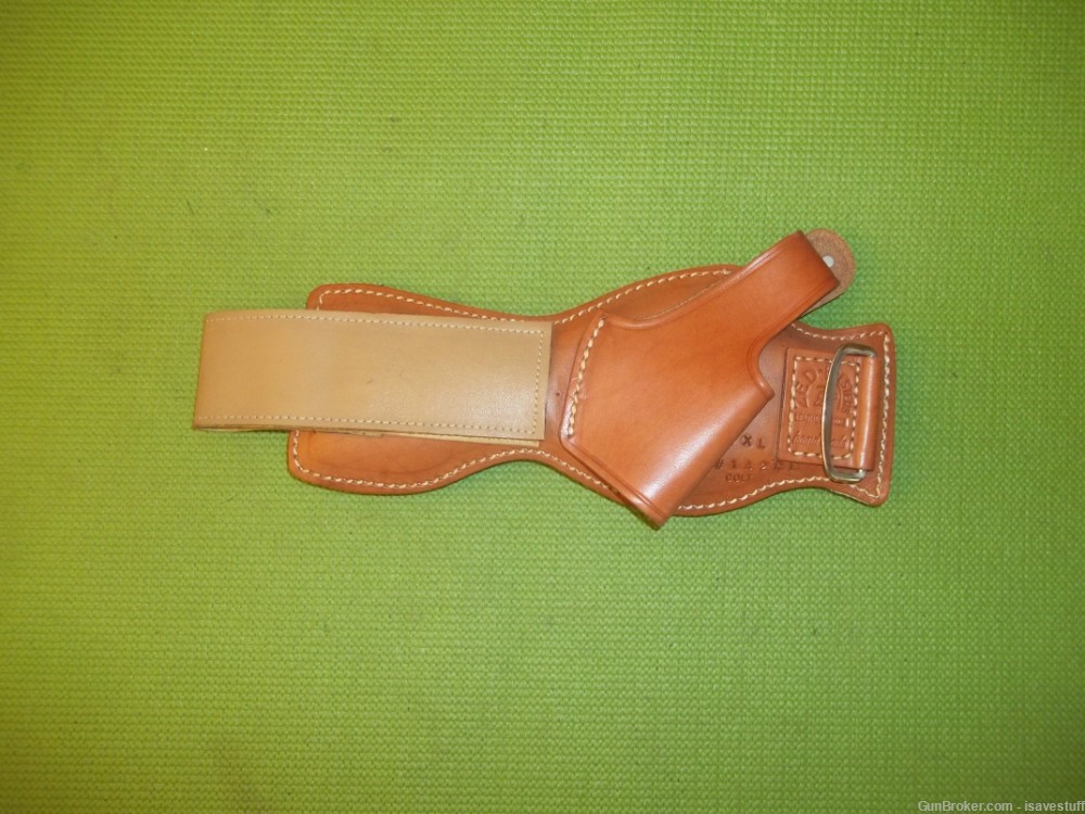 Colt Detective Special Cobra Agent RARE NOS ZED R/H Leather Ankle Holster-img-4
