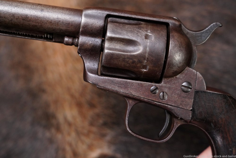 Documented Philippine Insurrection Colt SAA Artillery .45 Revolver, Antique-img-9