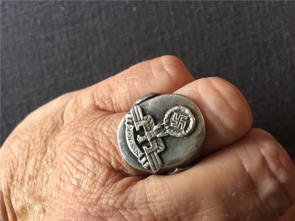 WW2, German,  NSKK Original Ring.-img-0