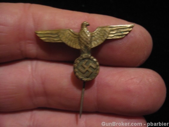 WW2,German, Early NSDAP Eagle Stick Pin, Mint-img-3