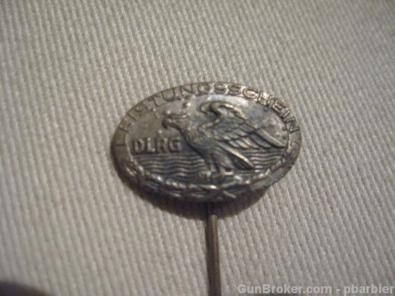 WW2,German, Original DLRG Stick Pin Bronze-img-0