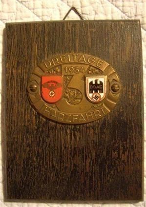 German,WW2, NSKK & DDAC  Wall plaque 1934-img-1