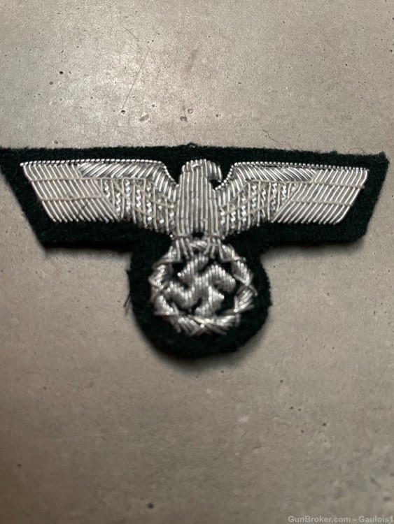 WW2, German, Officer Crusher’s Hat Eagle. -img-0
