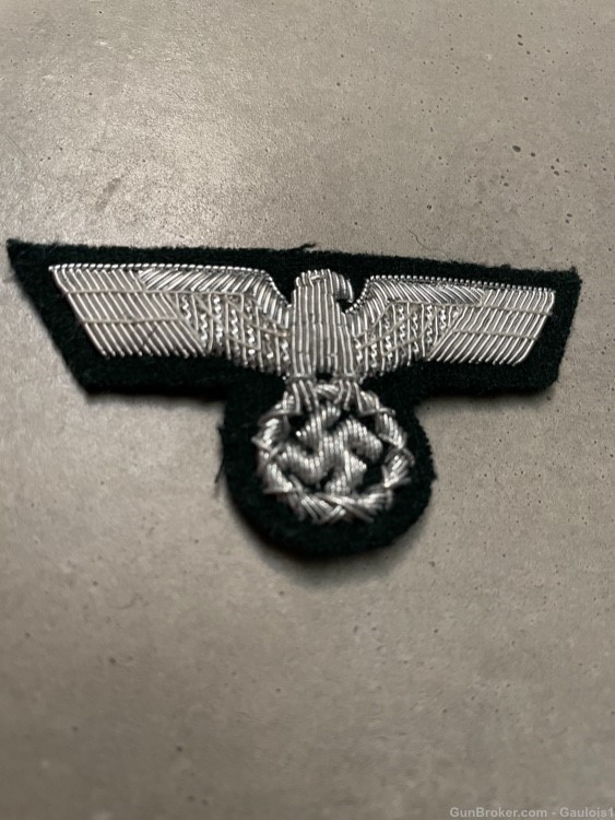 WW2, German, Officer Crusher’s Hat Eagle. -img-2
