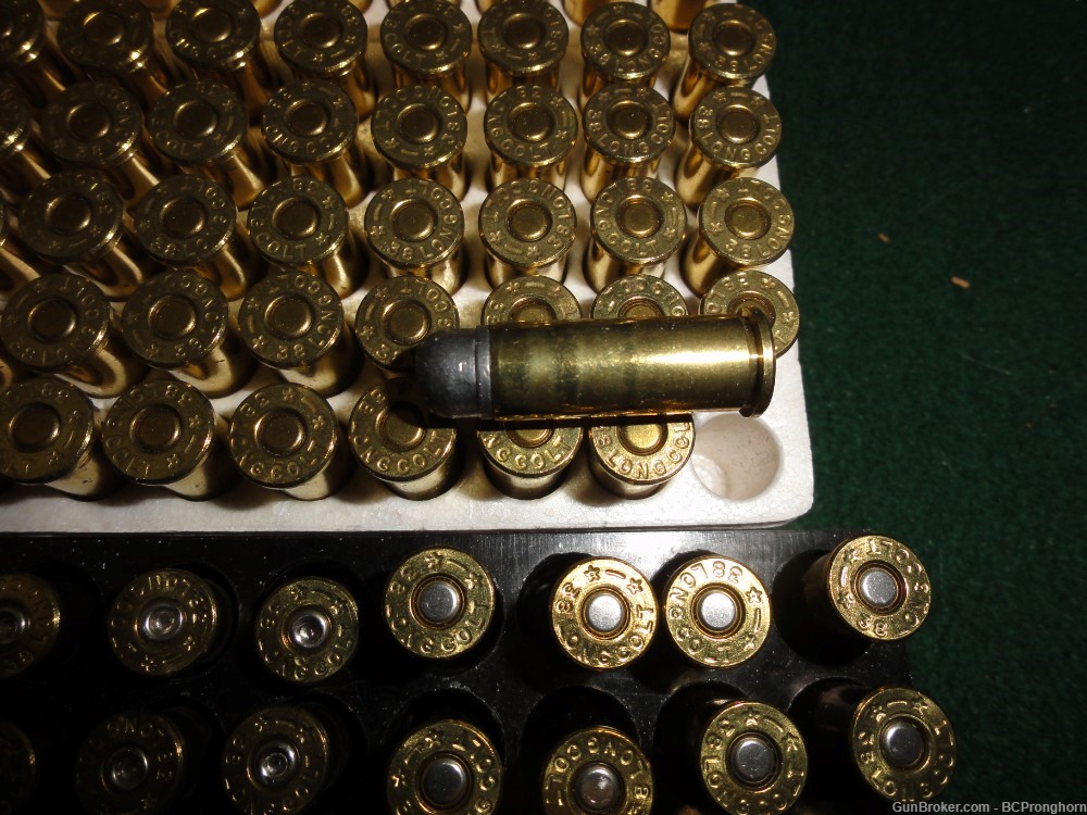 120 Rnds Factory Ultramax Ammo for .38 Long Colt +30 brass, 158 gr RN Lead-img-3