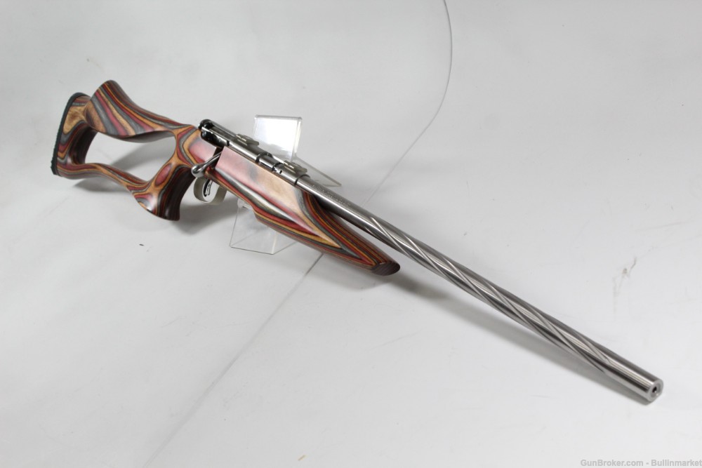 Savage Mark II BSEV .22 Long Rifle Bolt Action Rifle Heavy Flutted Barrel-img-0