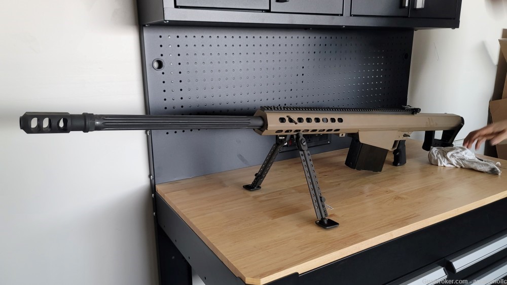 Lightly Used Barrett M82A1 - .416 Cal in FDE Color with Pelican Case-img-5