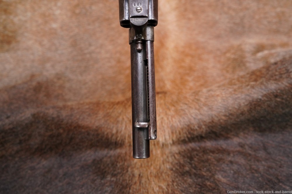 US Colt Model 1873 Single Action Army “Artillery” .45 Revolver 1885 Antique-img-5