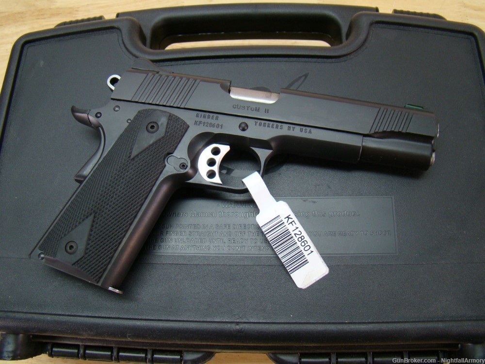 Kimber Custom II GFO 10mm 1911 pistol w Nighthawk Custom drop-in trigger !-img-6