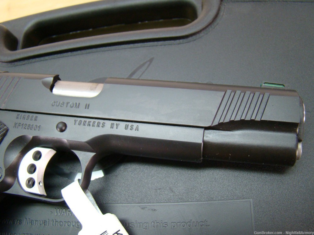 Kimber Custom II GFO 10mm 1911 pistol w Nighthawk Custom drop-in trigger !-img-9