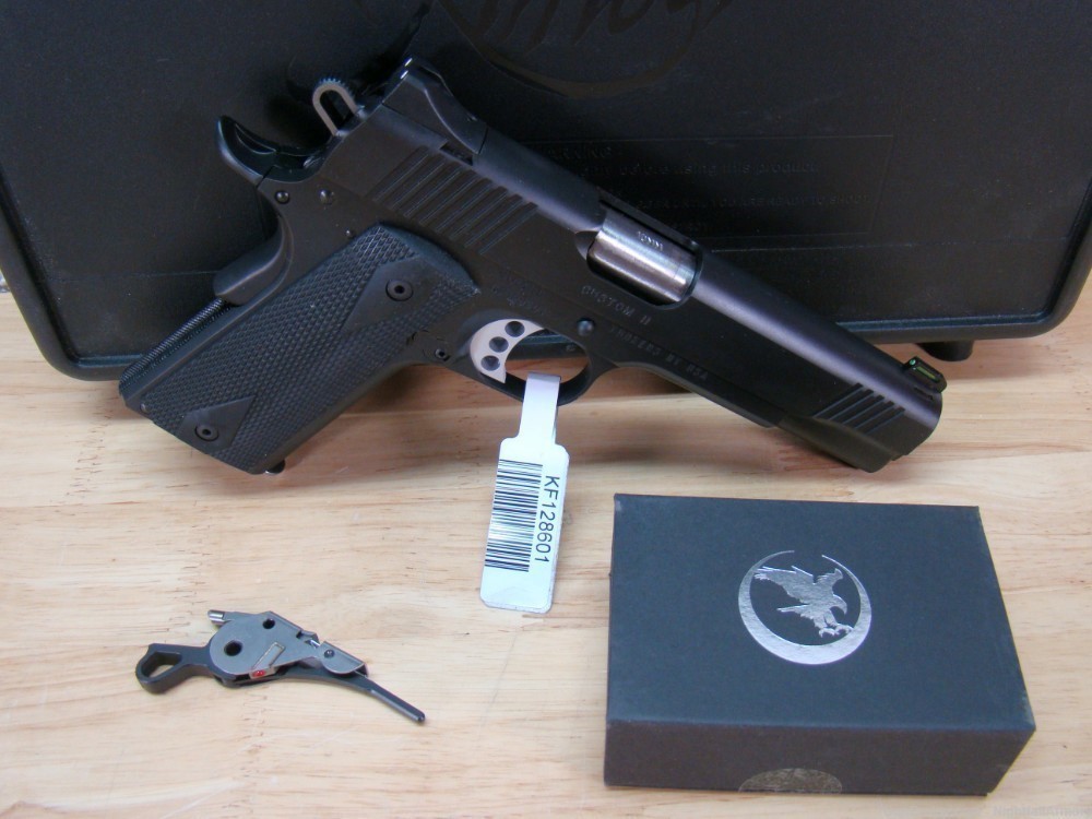Kimber Custom II GFO 10mm 1911 pistol w Nighthawk Custom drop-in trigger !-img-0