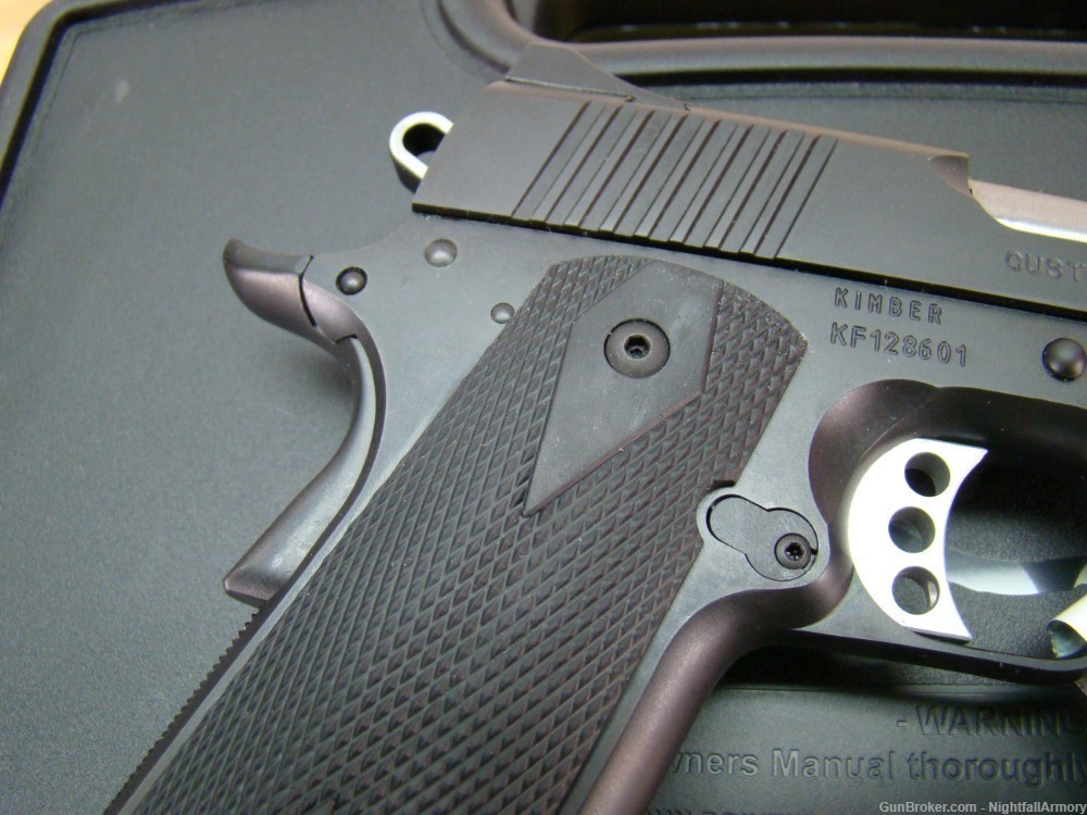 Kimber Custom II GFO 10mm 1911 pistol w Nighthawk Custom drop-in trigger !-img-8