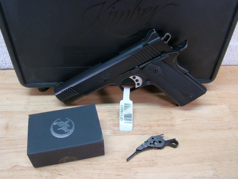 Kimber Custom II GFO 10mm 1911 pistol w Nighthawk Custom drop-in trigger !-img-1